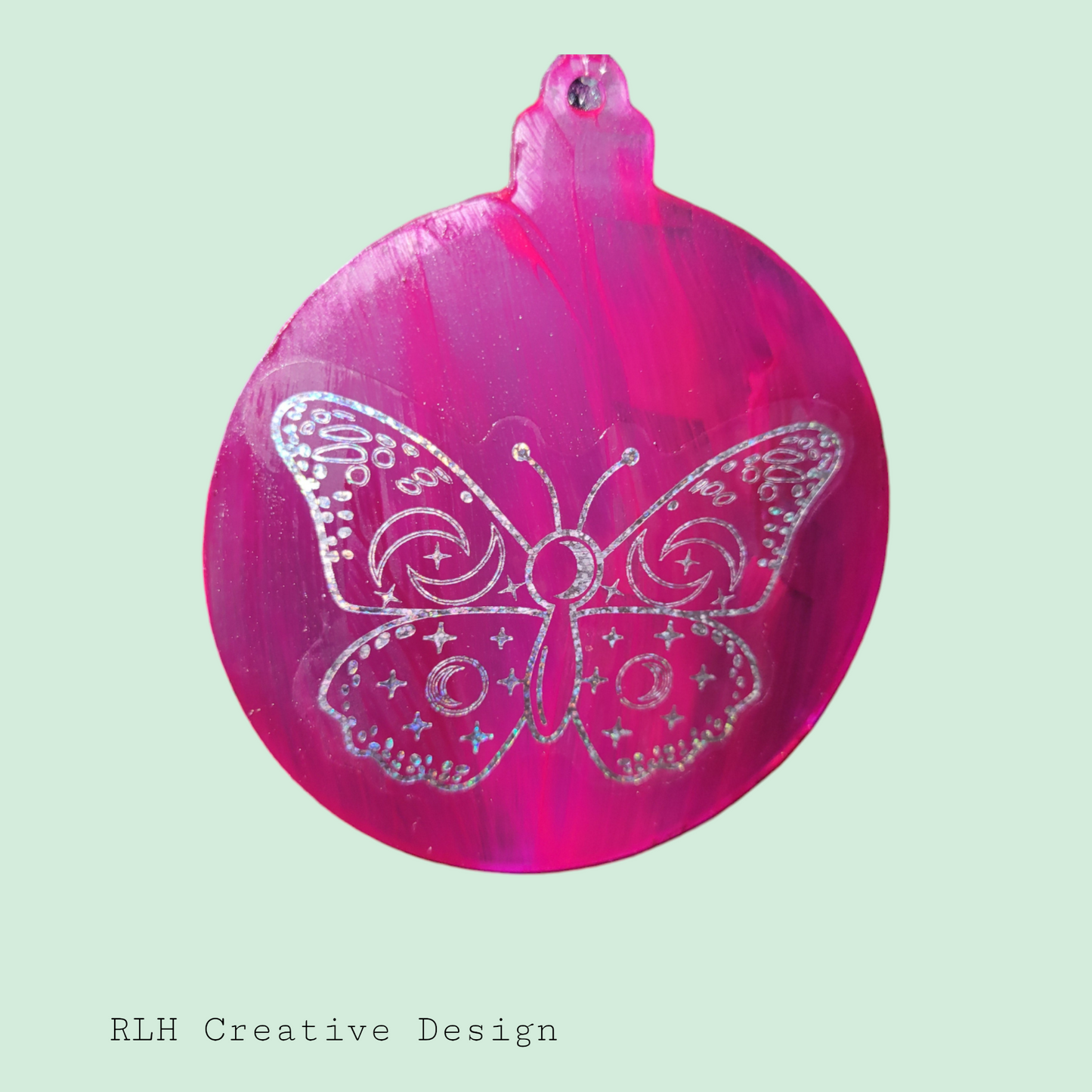 Reflective Butterfly Ornament / Car Hanger by RLH Creative Design