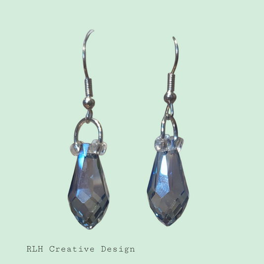 Beaded Bling Dangle Earrings by RLH Creative Design