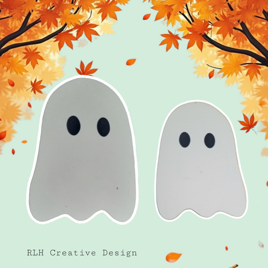 Small Ghost Halloween Table Top Decor by RLH Creative Design