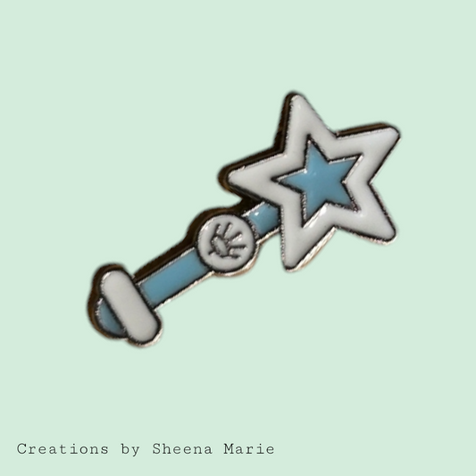 Star Wand Enamel Pin