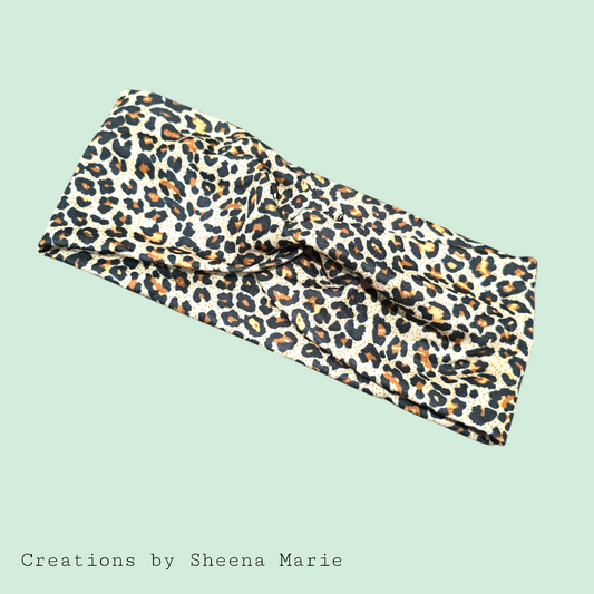 Cheetah Print Stretch Headband