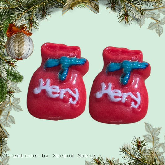 Santa's Bag Stud Earrings