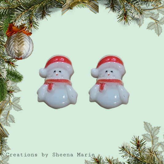 Snowman Stud Earrings