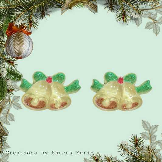 Christmas Bells Stud Earrings