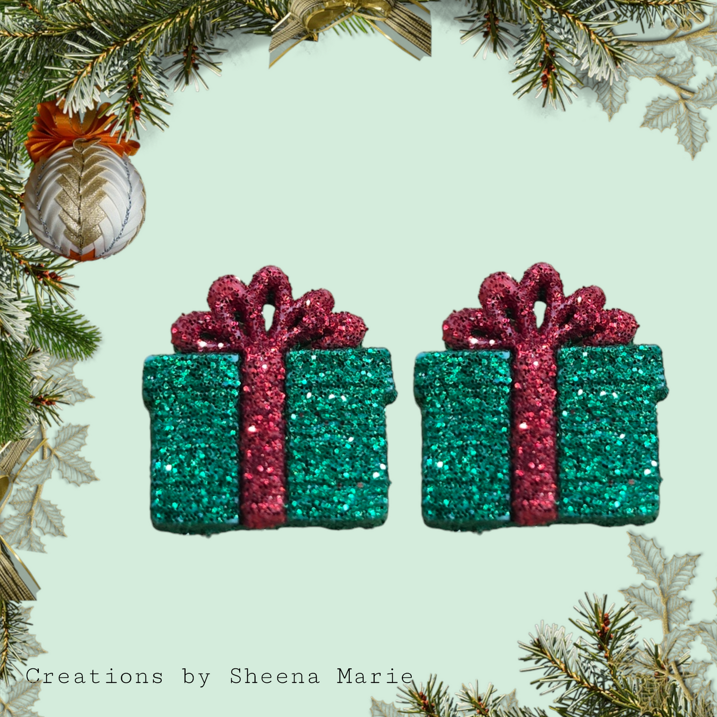 Sparkle Christmas Gift Stud Earrings