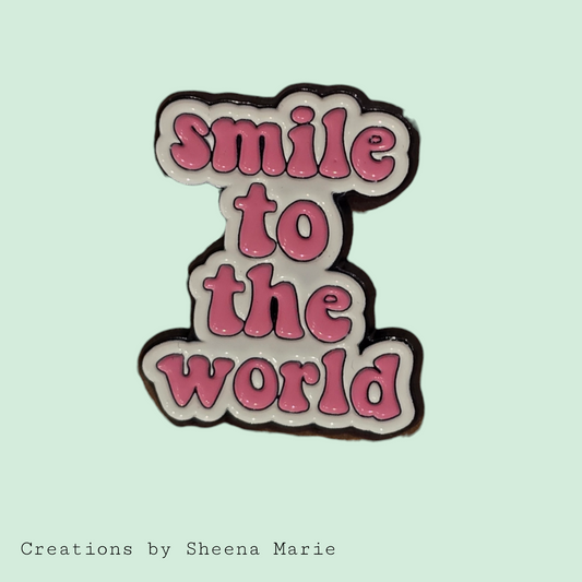 Smile to the World Enamel Pin