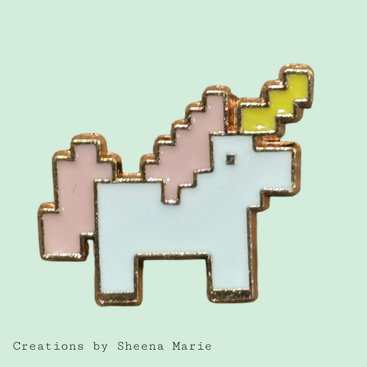 Pixel Unicorn Enamel Pin