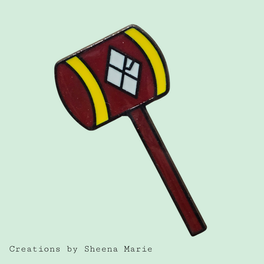 Harley Quinn Mallet Enamel Pin