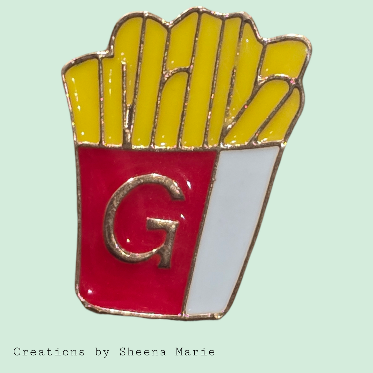 French Fry Enamel Pin