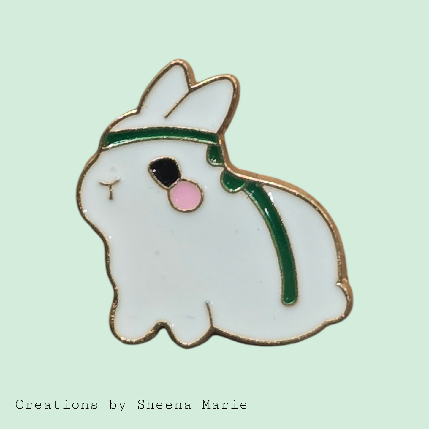 Ninja Bunny Enamel Pin