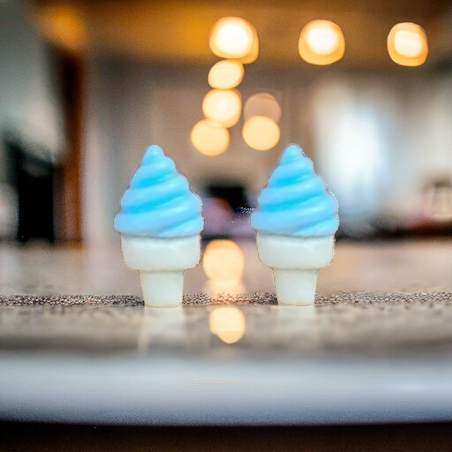 Ice Cream Cone Stud Earrings