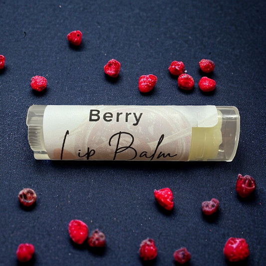 Berry Flavored Lip Balm Made With Avocado and Jojoba Oil