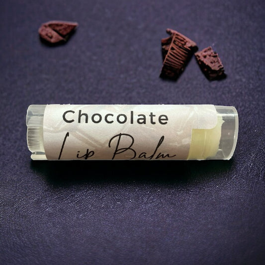 Chocolate Flavored Lip Balm Made With Avocado and Jojoba Oil