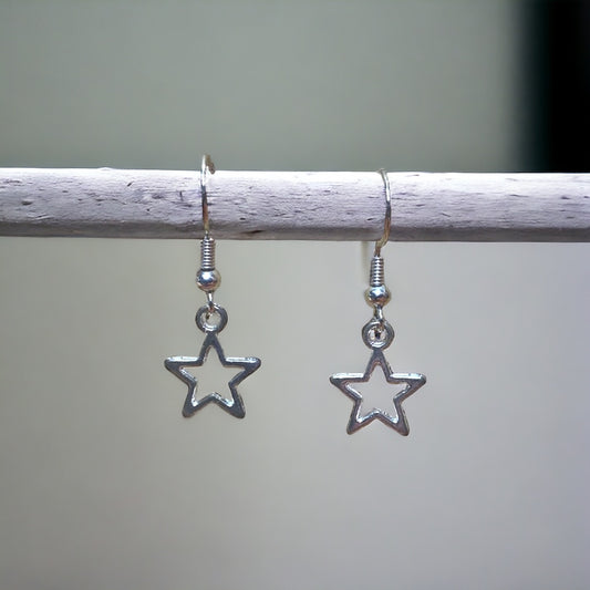 Star Charm Dangle Earrings