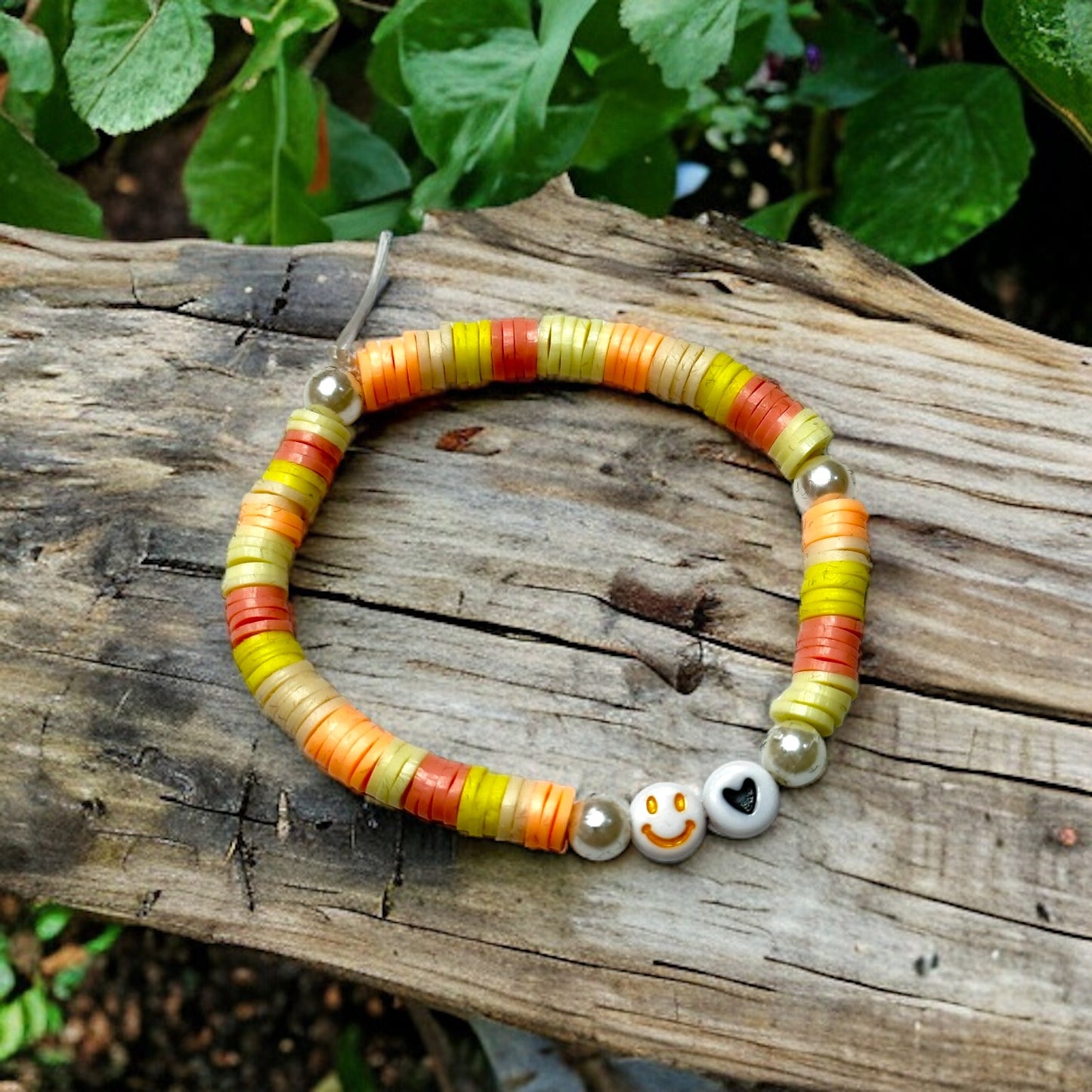 Colors Clay Beaded Stretch Bracelet by RLH Creative Design