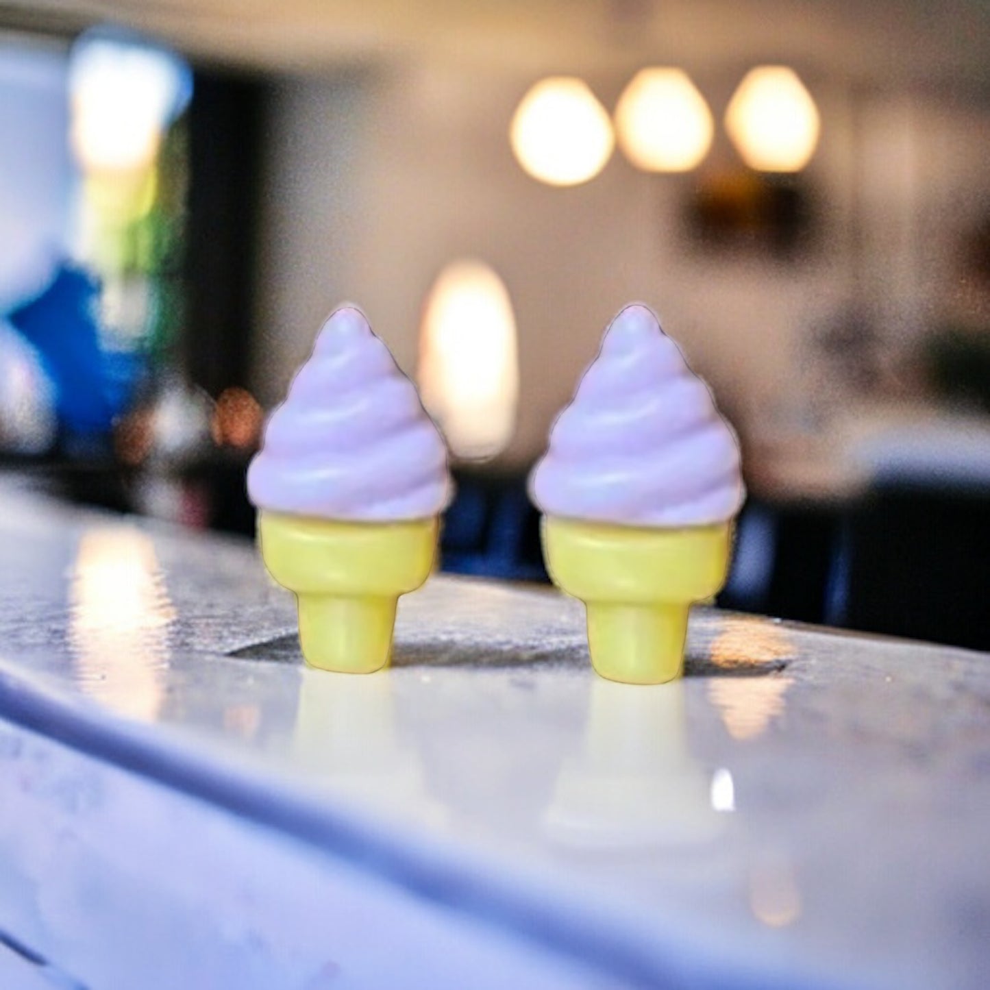 Ice Cream Cone Stud Earrings